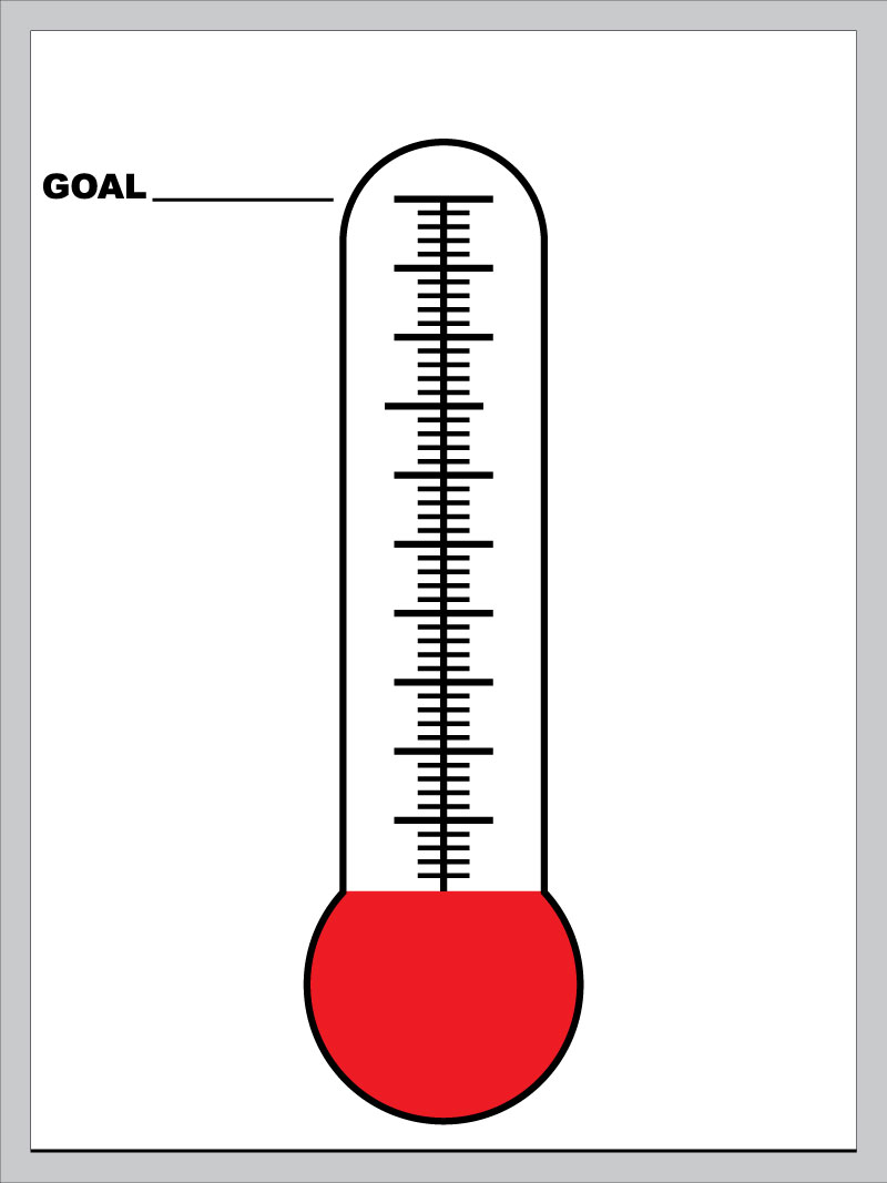 Free Blank Fundraising Thermometer Template Download Free Blank Fundraising Thermometer Template Png Images Free Cliparts On Clipart Library
