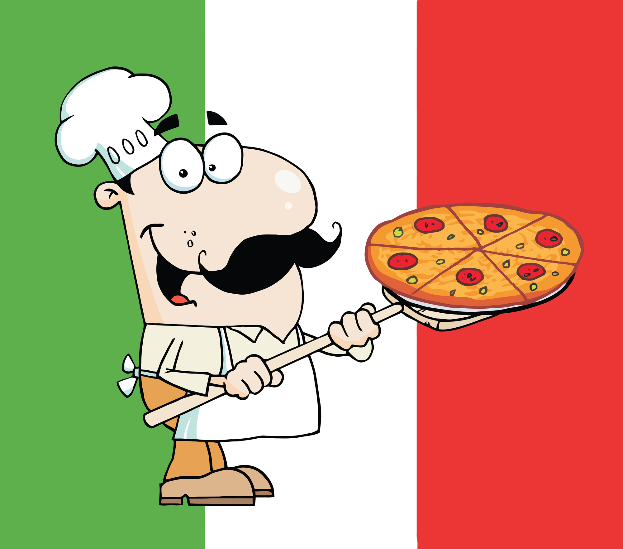Cartoon Italian Chef 