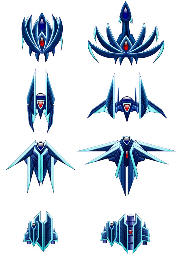 more spaceships to choose from image - Roche Fusion Game - Indie DB