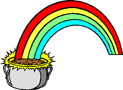 Free Rainbow Clipart - Public Domain Holiday/StPatrick clip art 