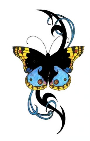 Free Images Of Butterfly Tattoos - Clipart library