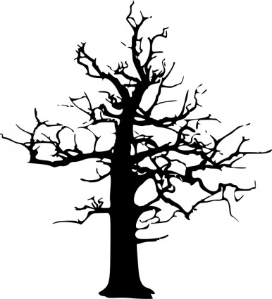 Halloween Large Dead Tree Vector clip art - Free vector for free 