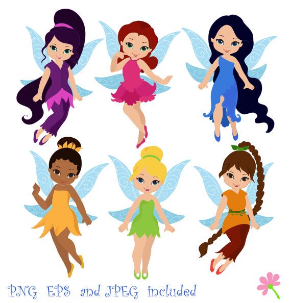 Fairies Digital ClipArt / Fairy Digital Clip art / Cute Fairies For P�