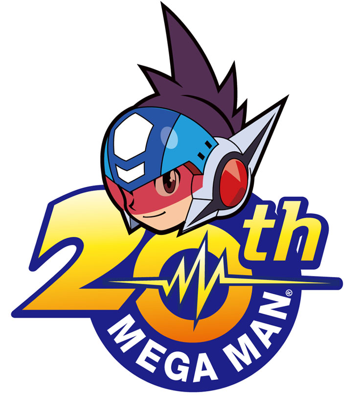 20th Anniversary Logo - Characters  Art - Mega Man Star Force