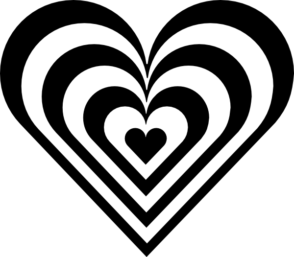 Zebra Heart Clip art - Love - Download vector clip art online