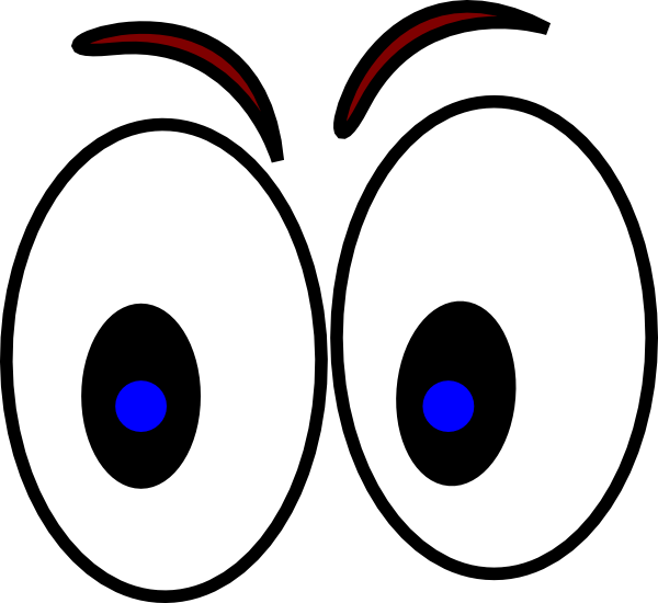 Angry Cartoon Eyes clip art - vector clip art online, royalty free 