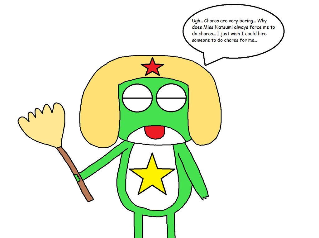 Keroro hates chores by PenelopeHamuChan on Clipart library