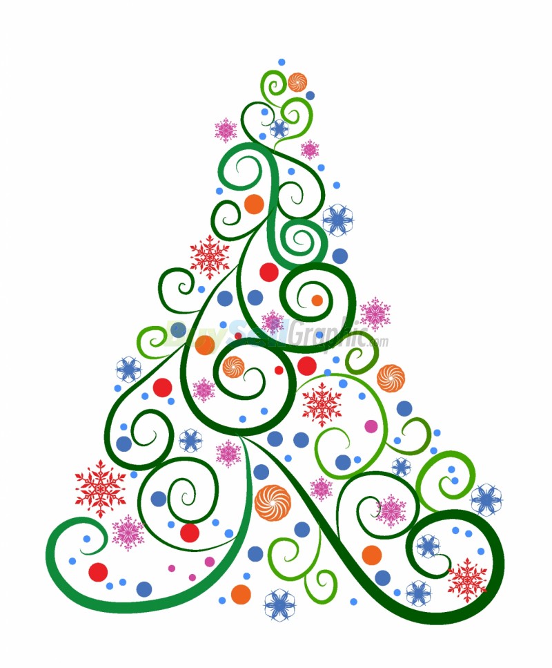 Christmas tree vector graphic royalty free download BuySellGraphic.