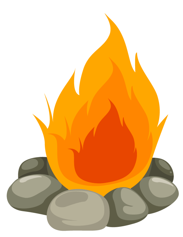 clipart wood fire - photo #11