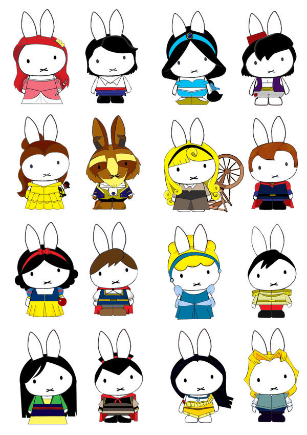 Pin Bunny Characters Cute Disney Generation Miffy Inspiring 