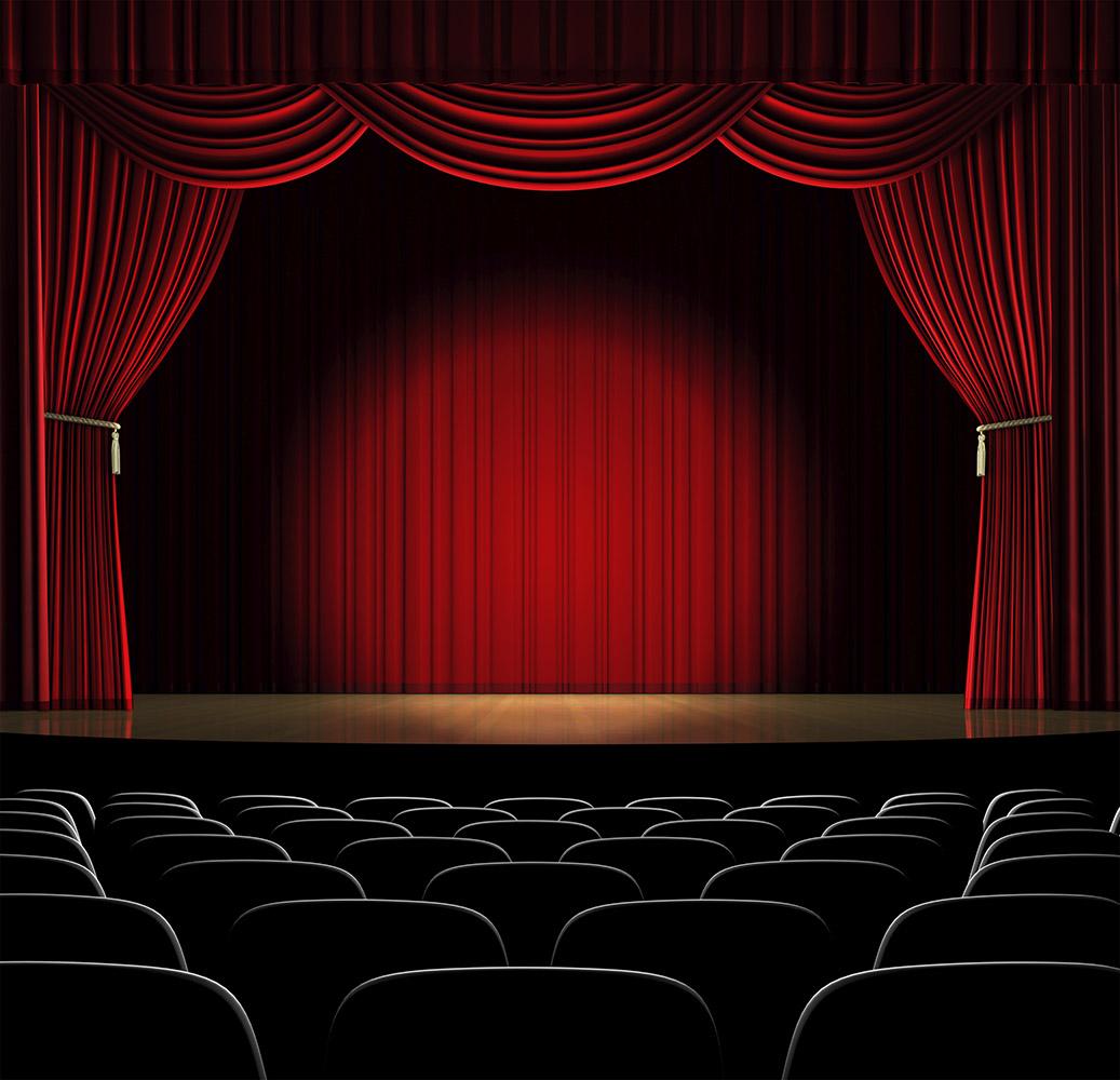 Free animated theater curtains