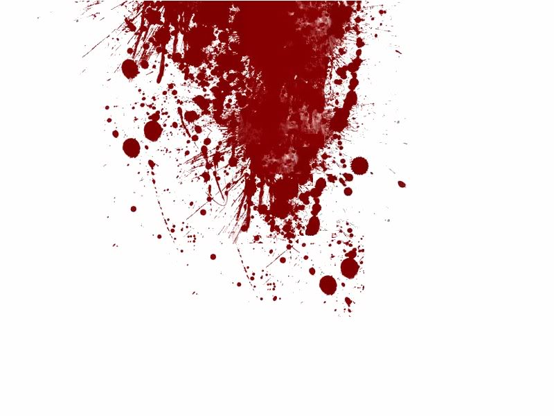 Transparent Blood Splatter Clipart - Free Clipart