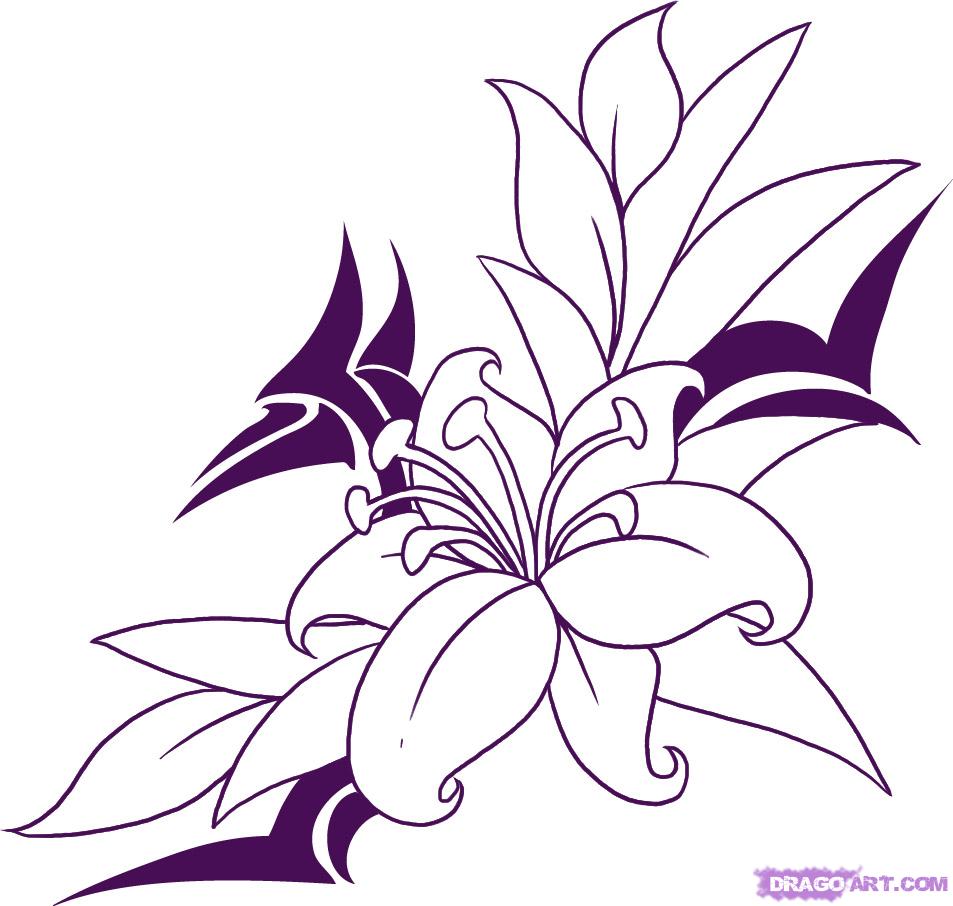 Free Drawing Pictures Of Flowers, Download Free Drawing Pictures Of