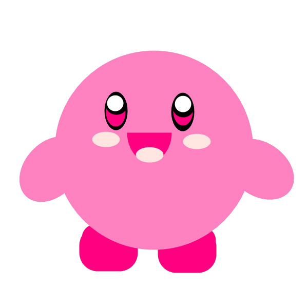 Kirby Kawaii Png by Martui44 on Clipart library