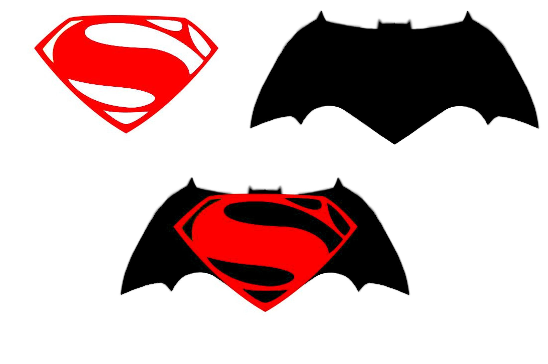 small batman vs superman logo - Clip Art Library