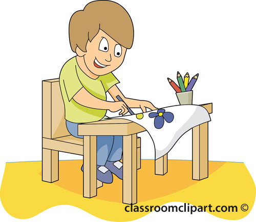 Free Art Clip Student Work At Desk Download Free Clip Art Free