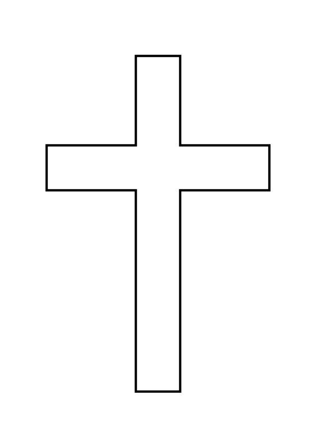 Cross Printable Coloring Page
