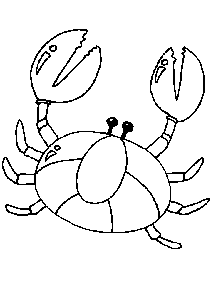Crab Coloring Page Images  Pictures - Becuo