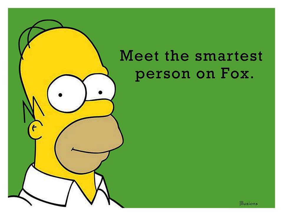 The Smartest Person On Fox has been identified! | Thinking out loud