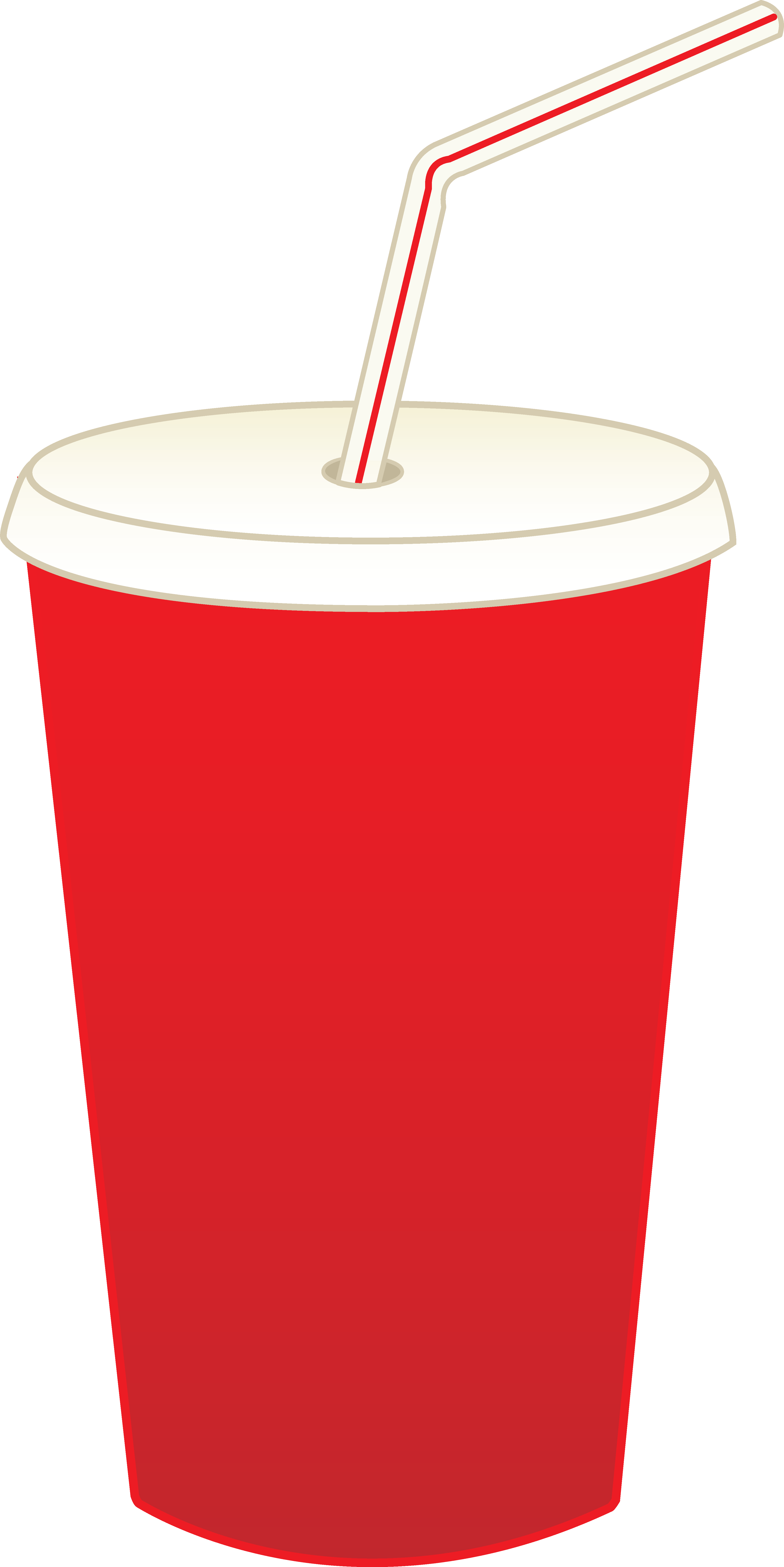Cup of Soda Pop - Free Clip Art