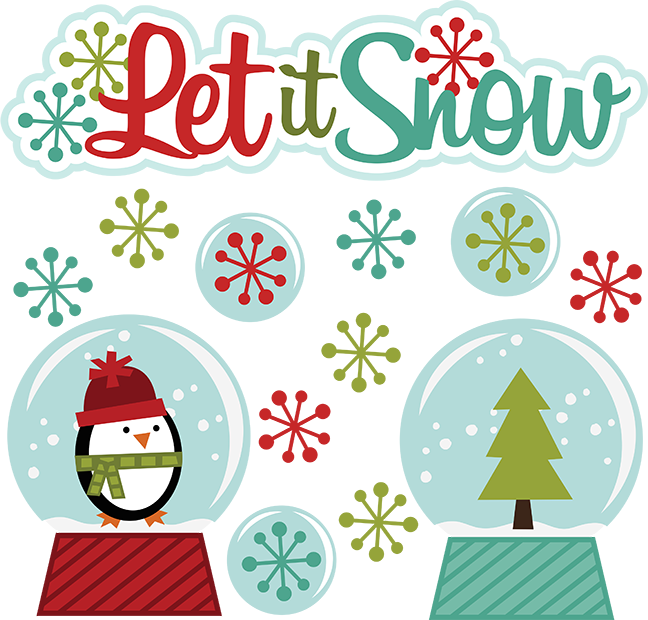 Let It Snow SVG winter clipart cut clip art free svg file free 