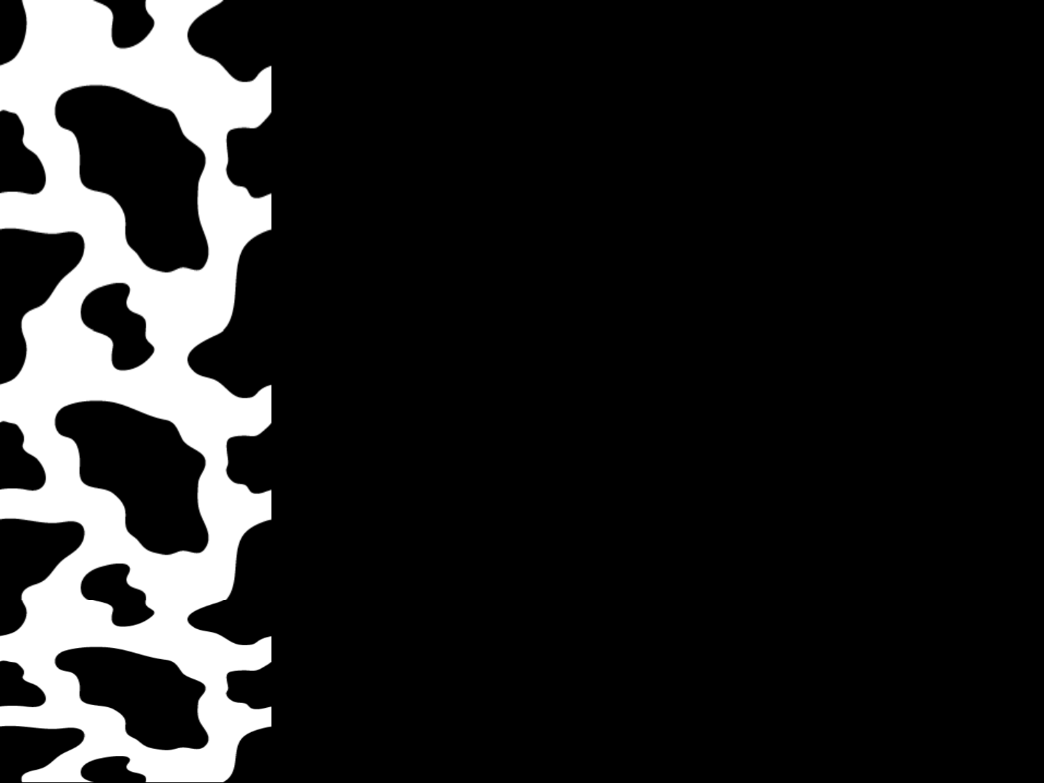 Free Powerpoint Templates - Animal print Side Border - ClipArt 