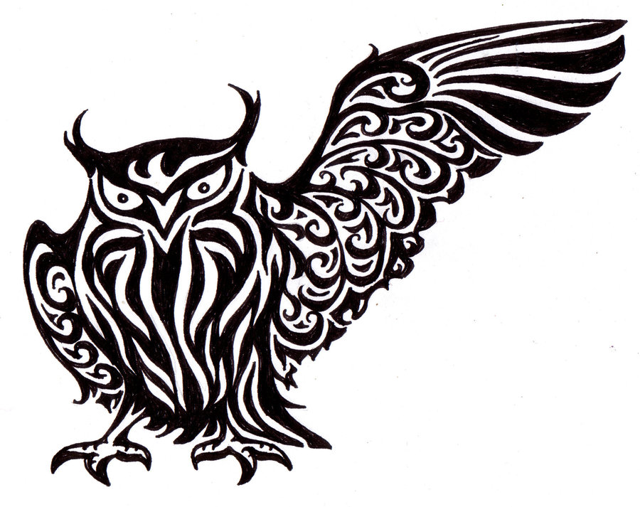 Clipart library: More Like Owl Tattoo Outline by cxloe