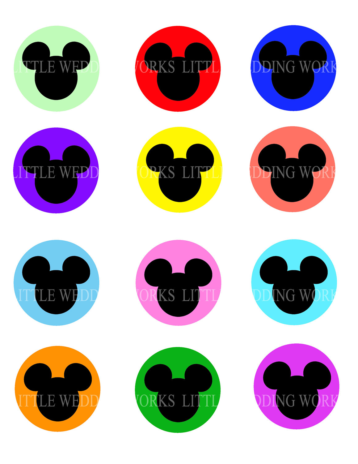 Images For  Mickey Mouse Clip Art