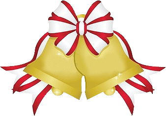 Pix For  Clipart Christmas Bells