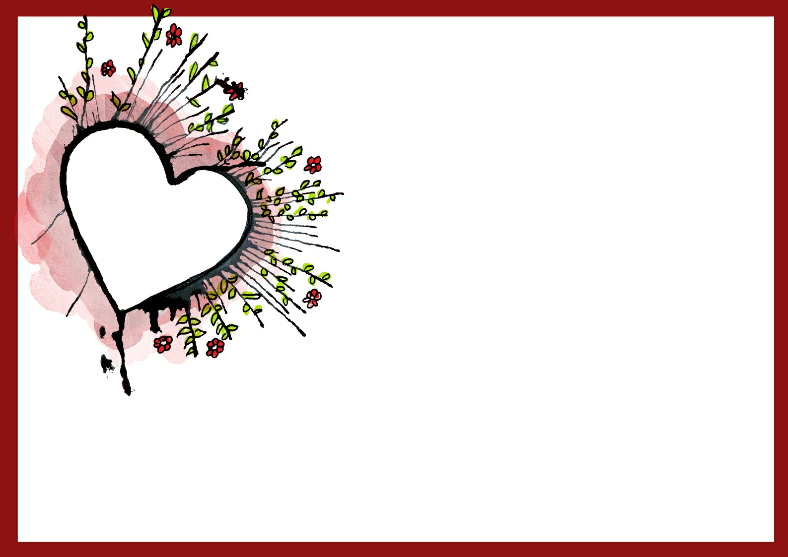 Free Heart Border For Word, Download Free Clip Art, Free ...