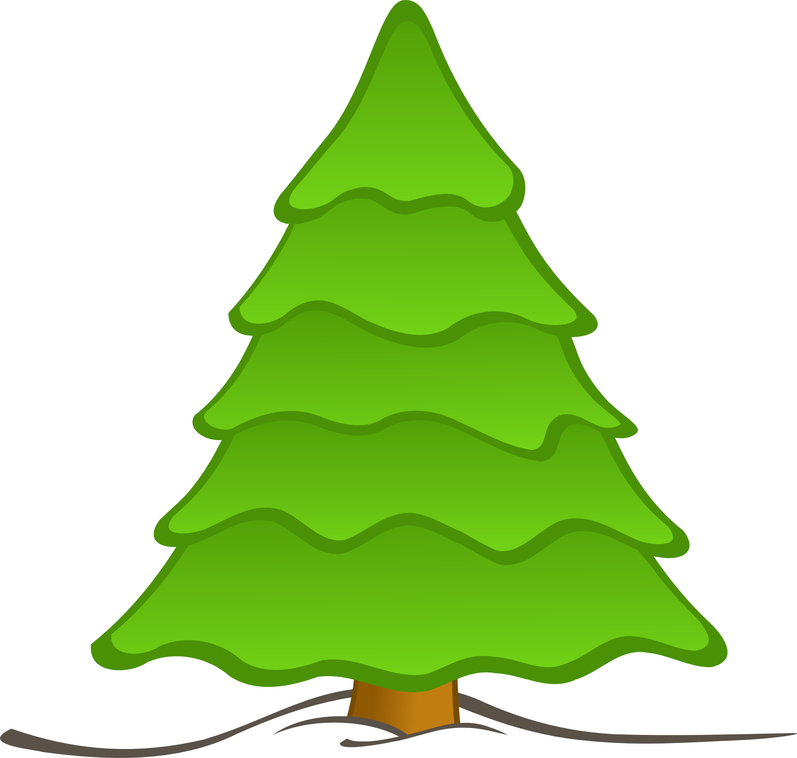 Free Christmas Tree Line Art, Download Free Christmas Tree Line Art png ...