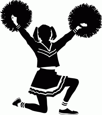 Cheerleader Silhouette Images - Clipart library