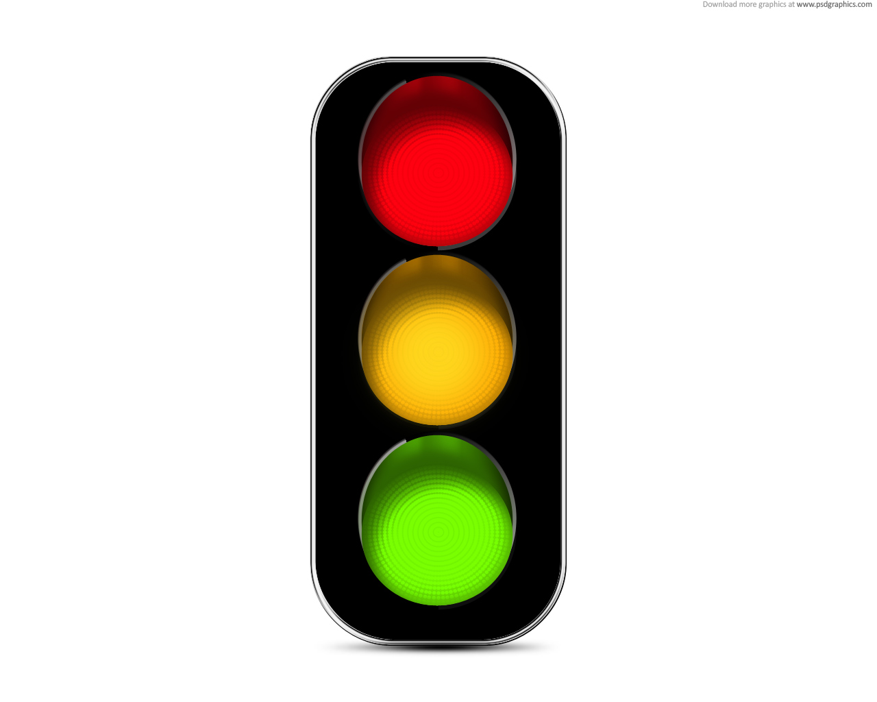 Traffic lights icon (PSD) | PSDGraphics