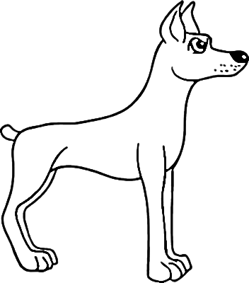 pictures of dog bark Colouring Pages (page 3)