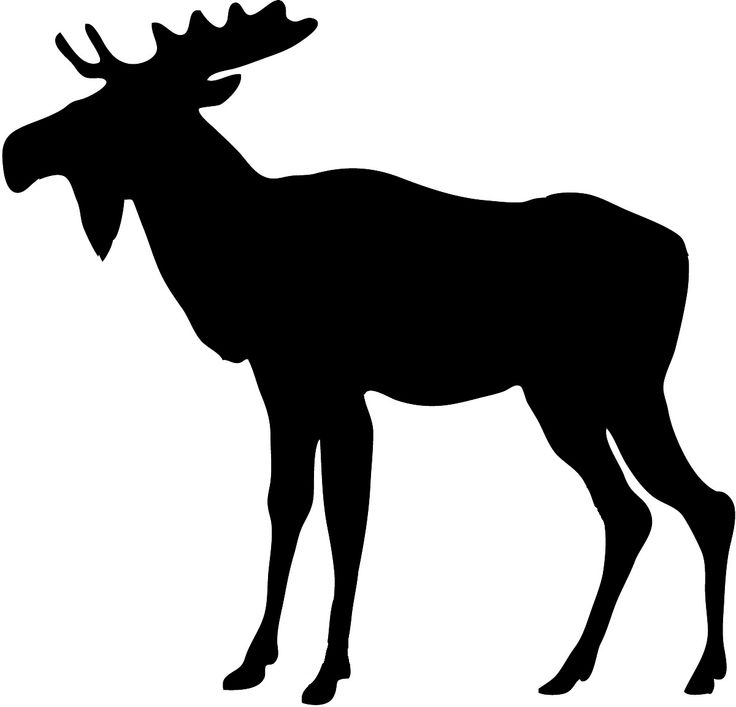 Moose silhouette elk | Cakes - Hunting | Clipart library