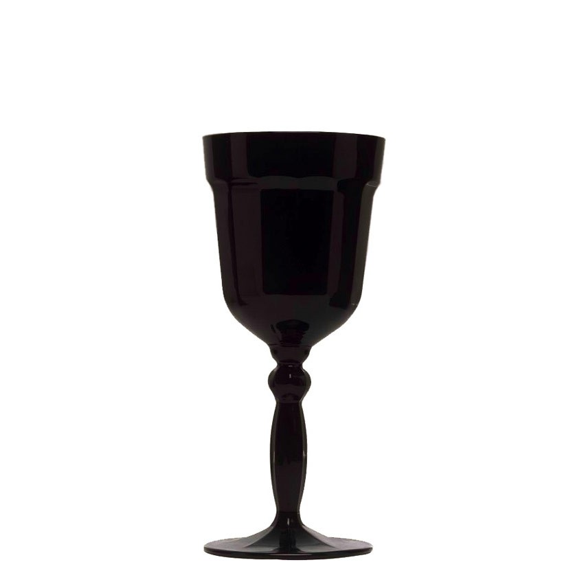 Black wine glass - white wine