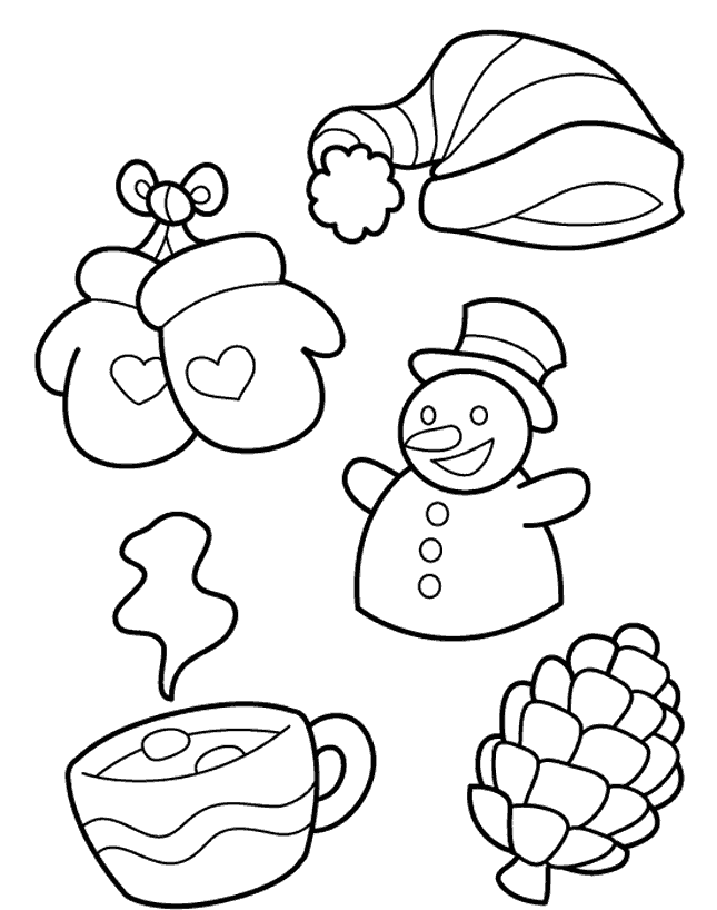 Christmas Pictures To Color