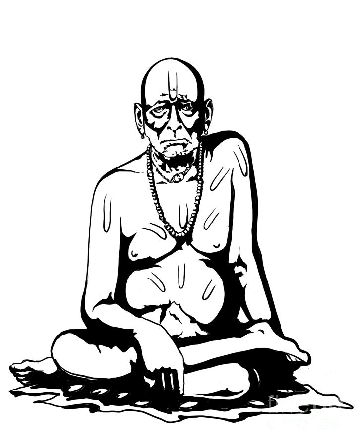 Akkalkot Swami Samrath by Artist Vivekananad Patil - Akkalkot 