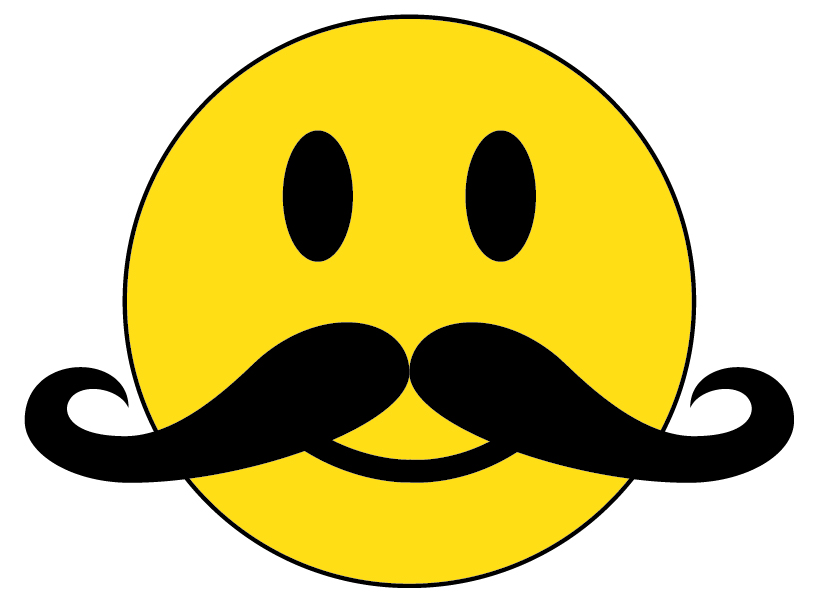 Free Smiley Face With Mustache And Thumbs Up Download Free Smiley Face