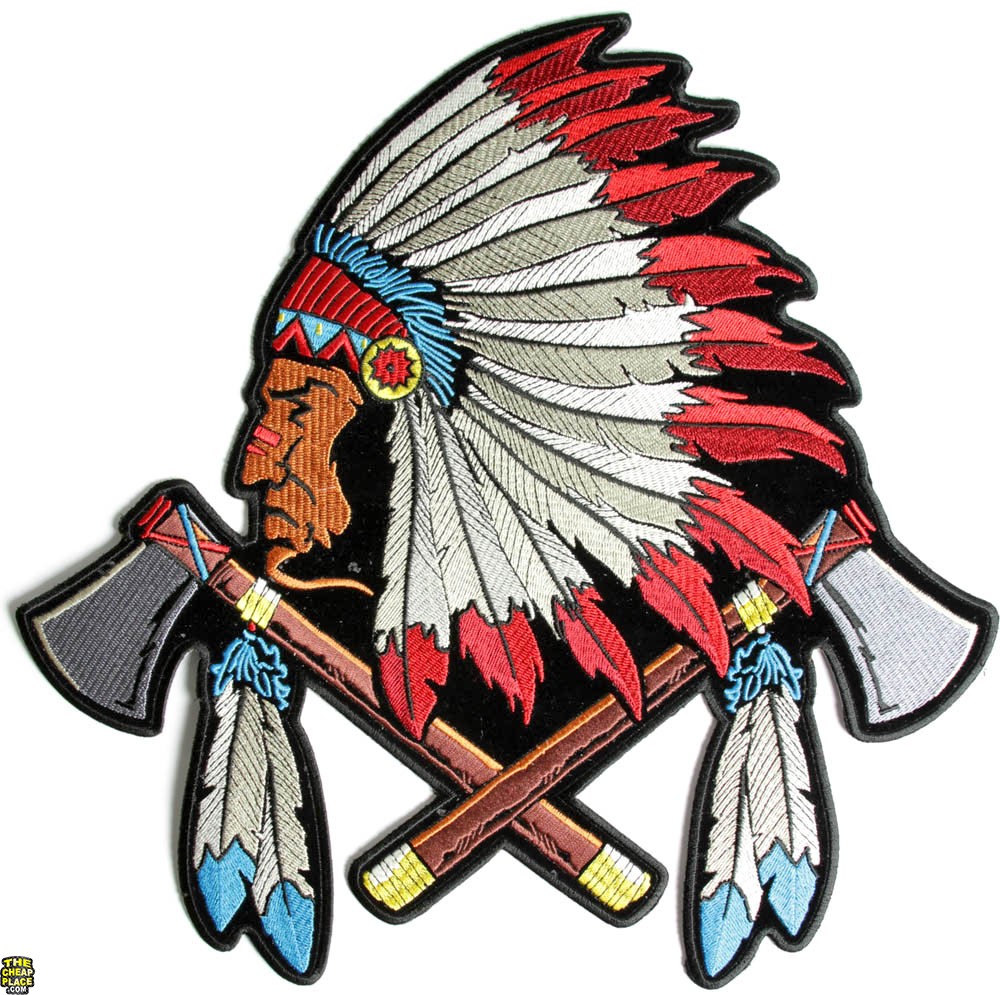 indian chief patch - Clip Art Library