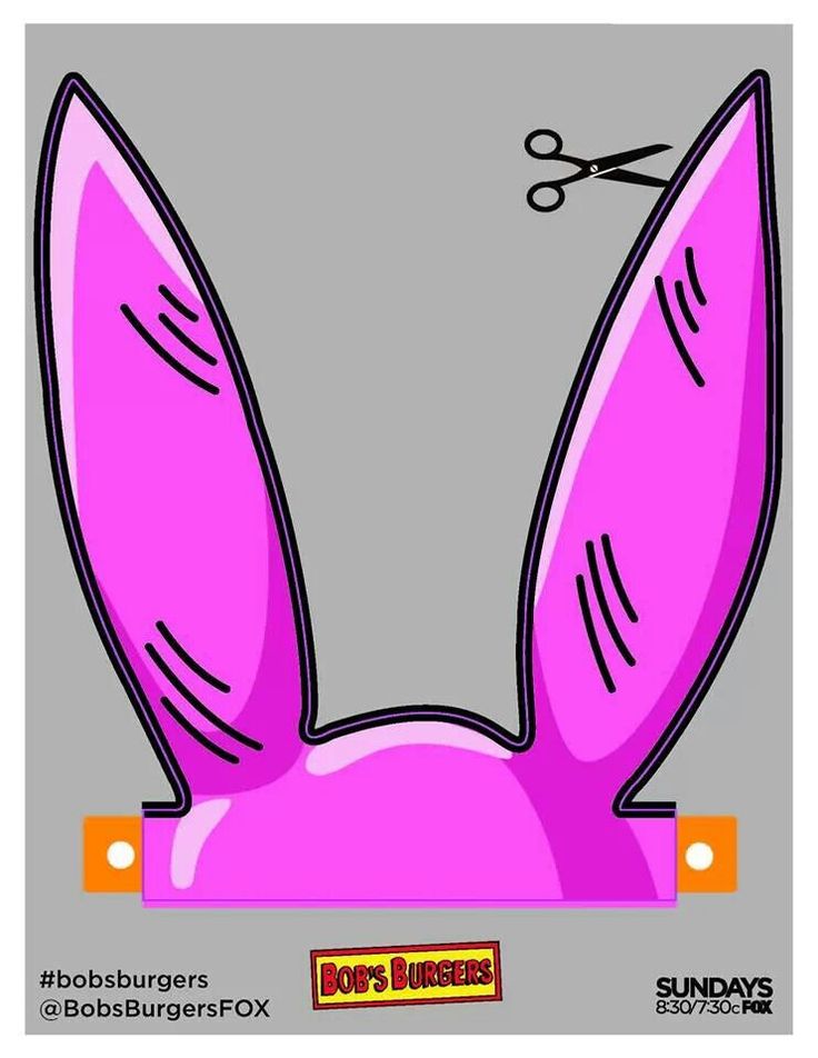 Louise belcher bunny ears from bobs burgers | Drawstring Bag