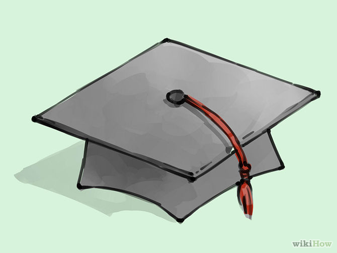 graduation cap outline clip art - Clip Art Library