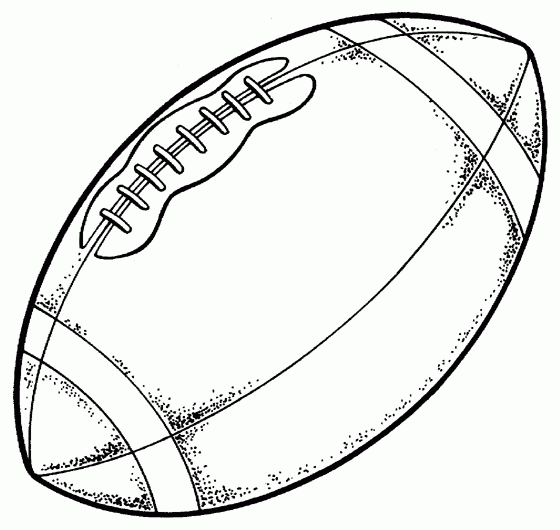 football printable template