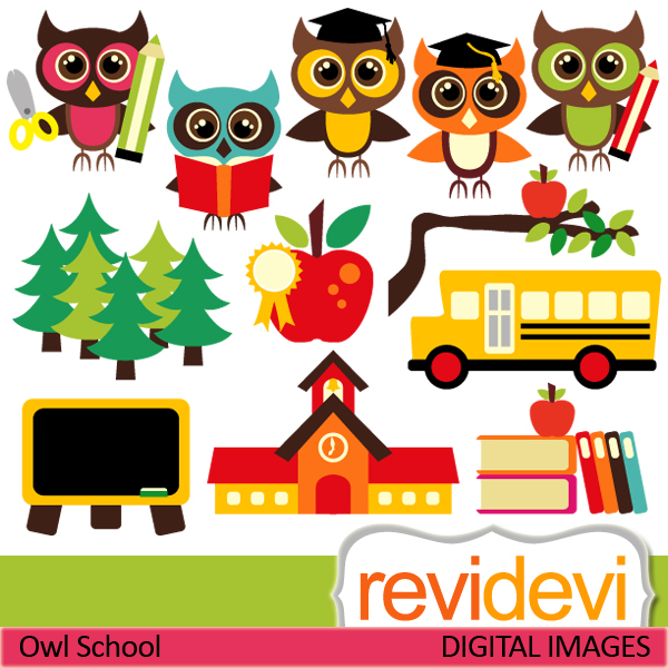 owl clipart school - photo #29