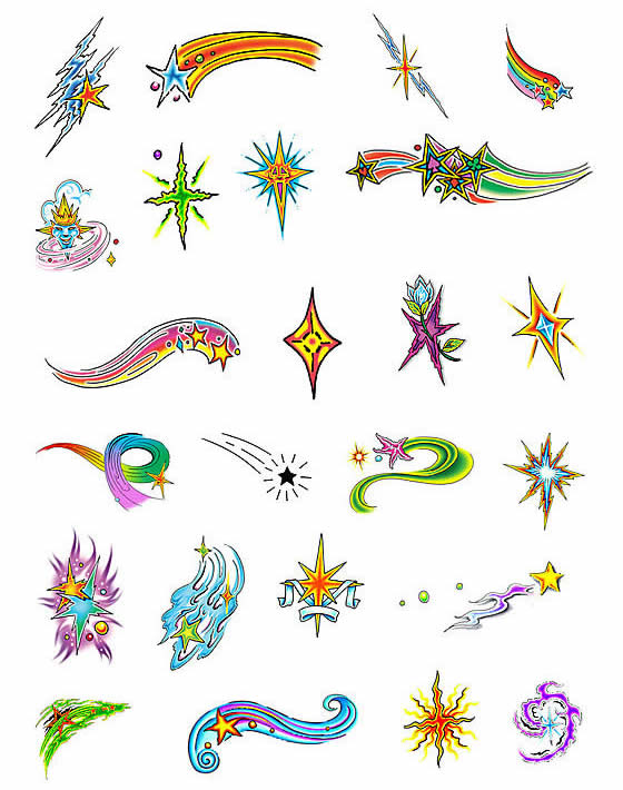 different designs of stars - Clip Art Library
