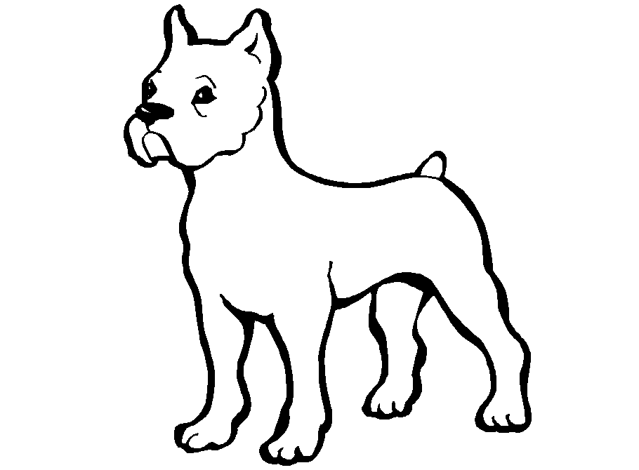free clip art dogs black and white - photo #47