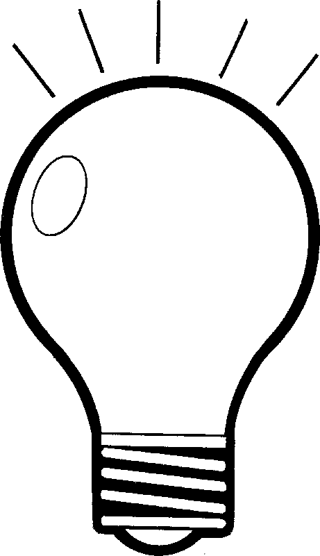 Light Bulb Clip Art Black And White Vintage | Clipart library - Free 