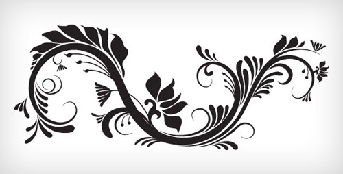 30 Free Swirl,Curly and Floral Vectors for Designers | Designbeep
