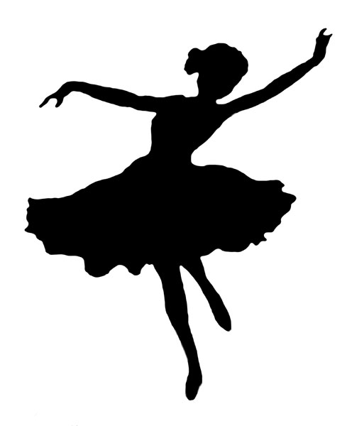 Silhouette Ballet Dancer 