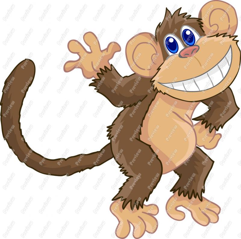 Monkey Clip Art Cartoon | Clipart library - Free Clipart Images